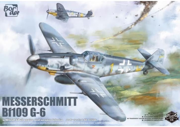 Border Model 1/35 Sc Messerschmitt Bf 109 Model Plane Kit