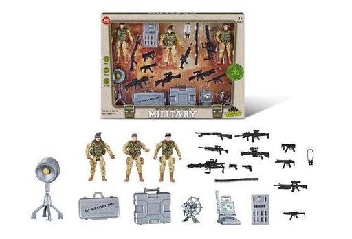 Military Asg Figures + Weapon Set