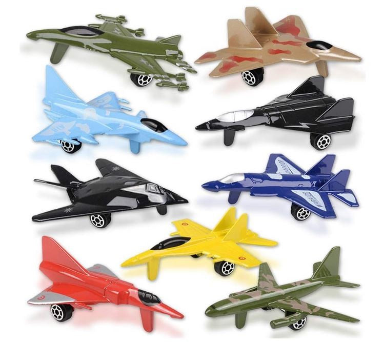 Titans Die Cast Military Planes Assorted