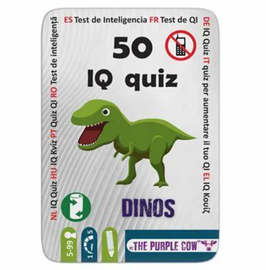 50 Iq Quiz Dinosaurs Travel Tin