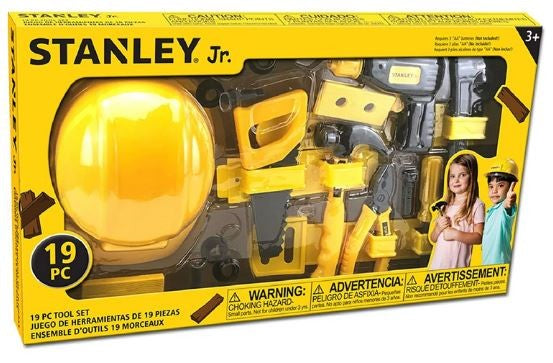 Stanley Jnr 19pc Tool Set With Safety Hat