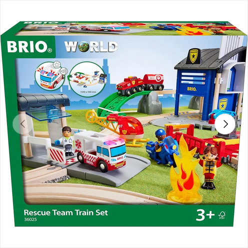 Brio - Rescue Team 44 Piece Train Set