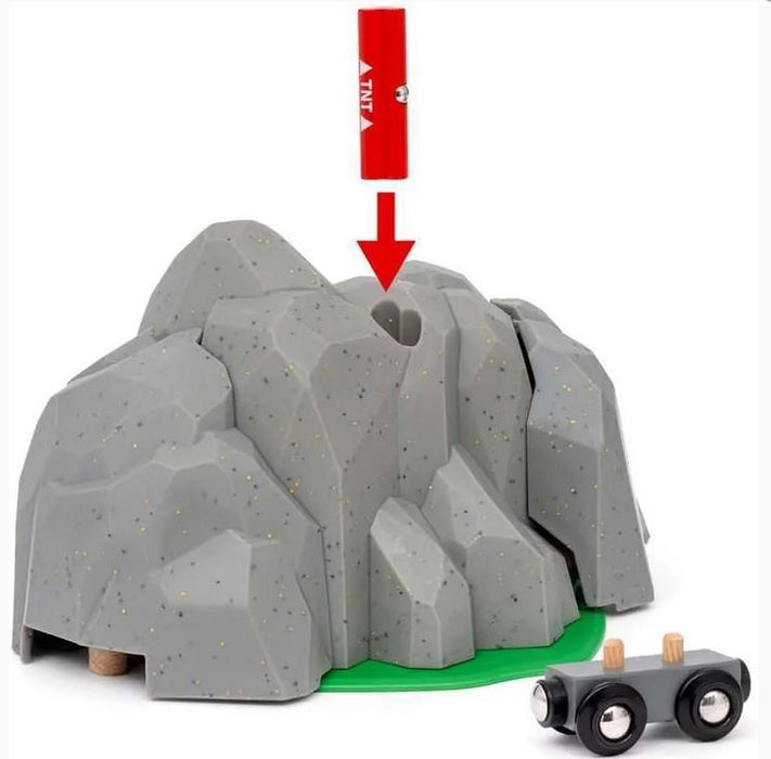 Brio Exploding Mountain Tunnel 