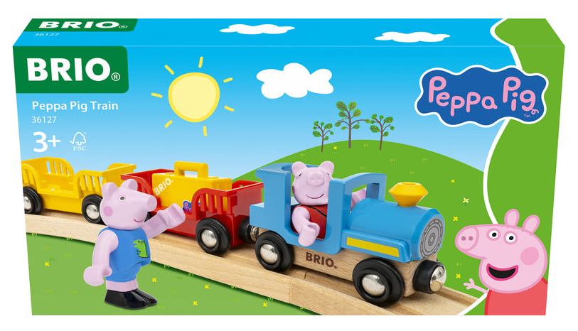Brio Peppa Pig Wooden 5 Pc Train (36127)
