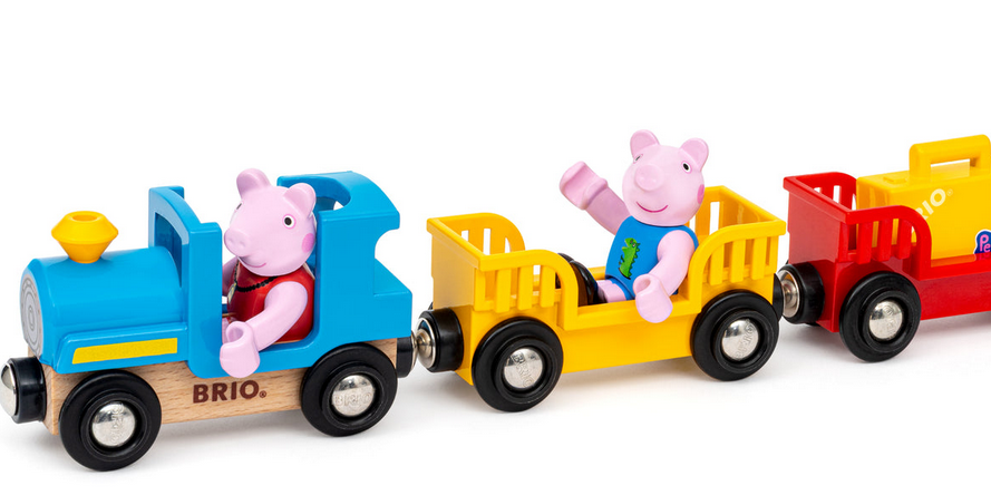 Brio Peppa Pig Wooden 5 Pc Train (36127)