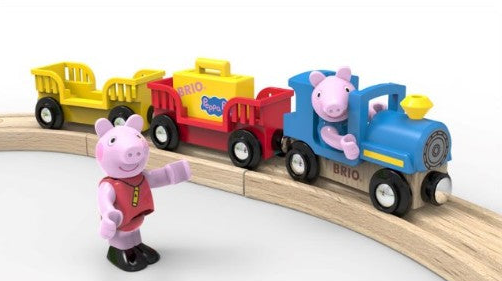 Brio Peppa Pig Wooden 5 Pc Train (36127)