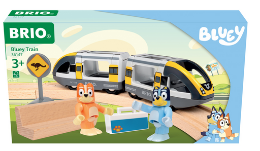Brio Bluey Train Wooden 7 Pc