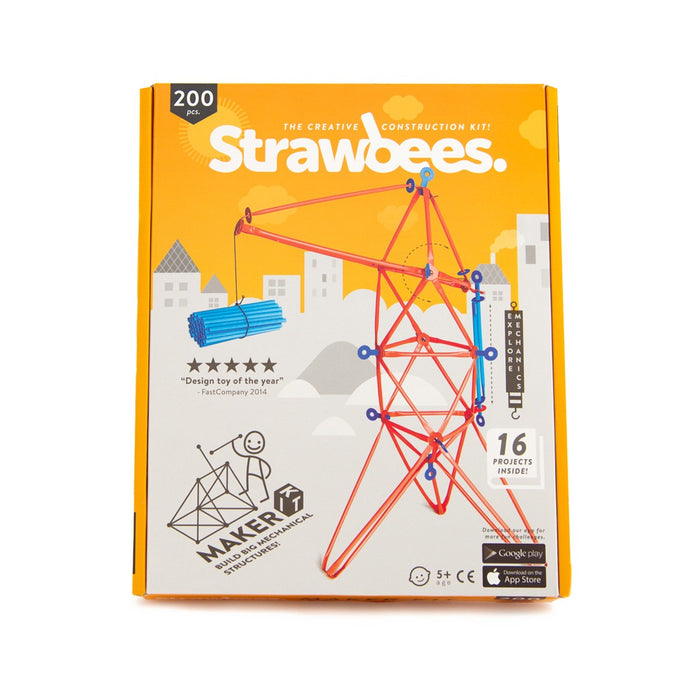 Strawbees 200pc Project Kit Age:6-12years