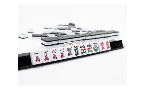 Lpg Mahjong Case - American Set With Black Tiles & Racks