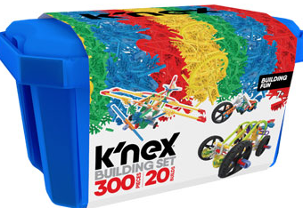 Knex Building Fun Tub 300 Pc Build 20 Designs