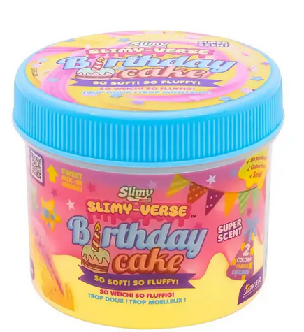 Slimy-verse Birthday Cake Scented Slime