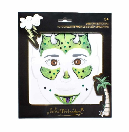 Gp Dinosaur Face Stickers