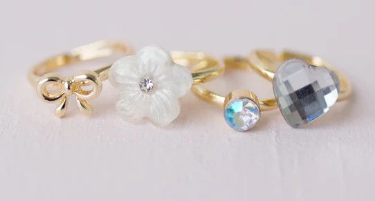 Gp Boutique Sassy Rings 4 Pk