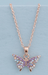 Gp Boutique Butterfly Gem Necklace