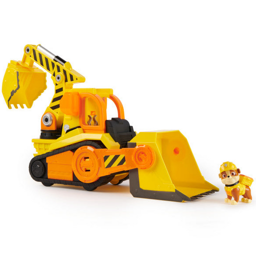 Paw Patrol Rubble & Crew Rubble Deluxe Bulldozer Vehicle & Figure Pack 