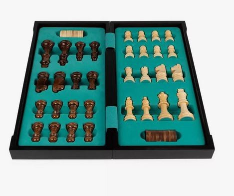 Cardinal Legacy Classic Deluxe Chess & Checkers Set