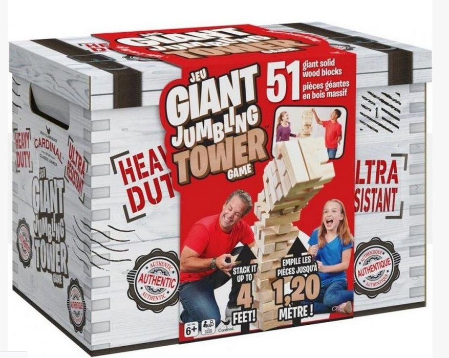 Classic Games Giant Wooden Tumbling Tower Game In Crate