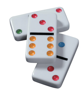 Dominoes Double Six Tin Box