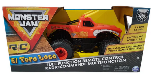 Monster Jam Rc El Toro Loco 2.4 Ghz 1/24 Scale