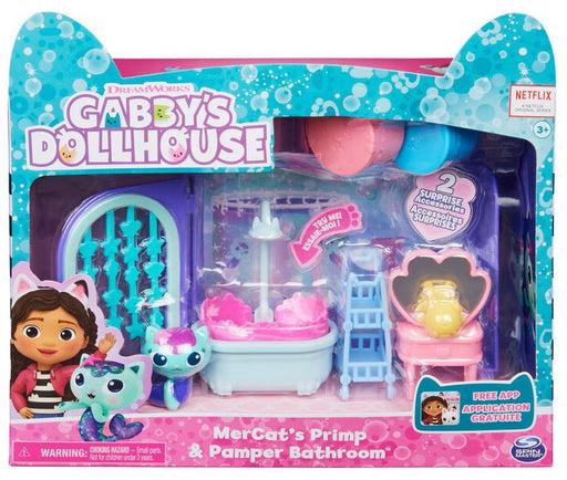 Gabby's Dollhouse Mercat Primp & Pamper Bathroom