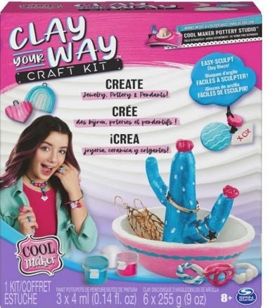 Cool Maker Pottery Studio Clay Your Way Craft Kit