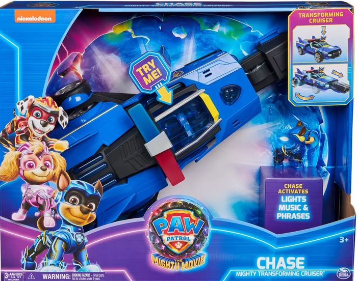 Paw Patrol Chase Deluxe Mighty Transforming Vehicle
