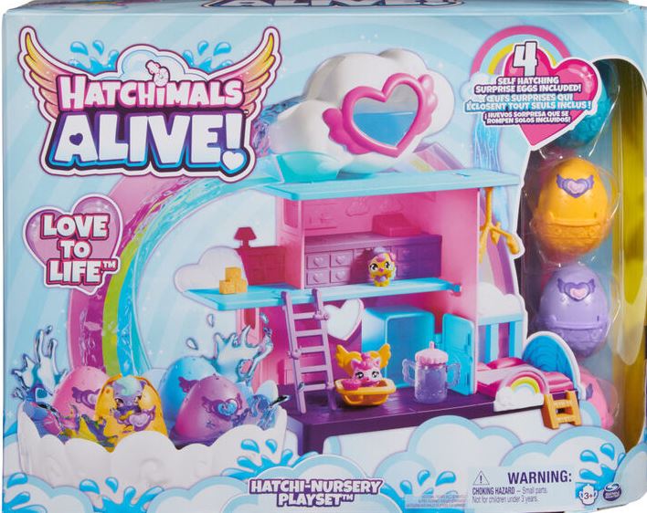 Hatchimals Alive! Hatchi-nursery Playset
