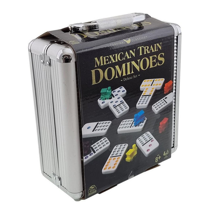 Cardinal Classic Mexican Train Dominoes In Case