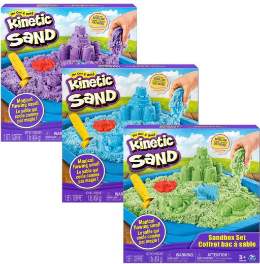 Kinetic Sand Sandbox Set Assorted