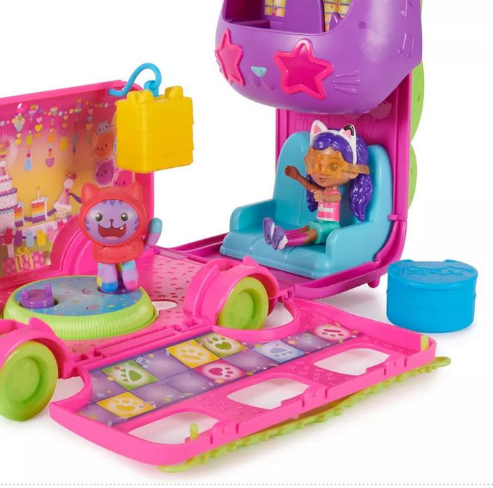 Gabby's Dollhouse Purrfect Party Bus With 10 Accessories