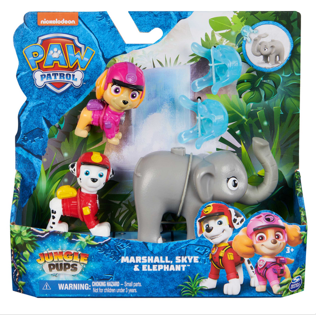 Paw Patrol Jungle Rescue Pups Chase, Tracker & Tiger