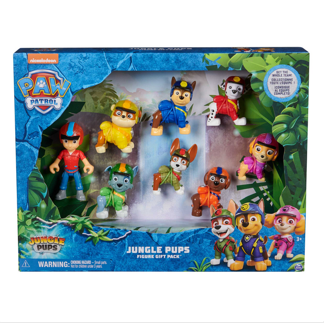 Paw Patrol Jungle Rescue Figure Giftpack 8 Pack