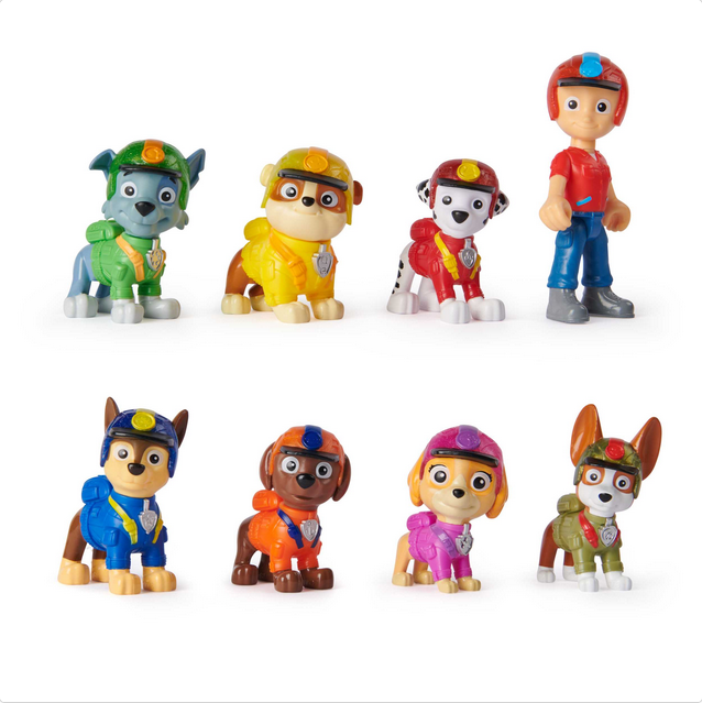 Paw Patrol Jungle Rescue Figure Giftpack 8 Pack