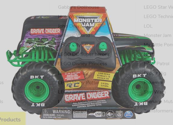 Monster Jam 1:15 Scale Grave Digger Vehicle