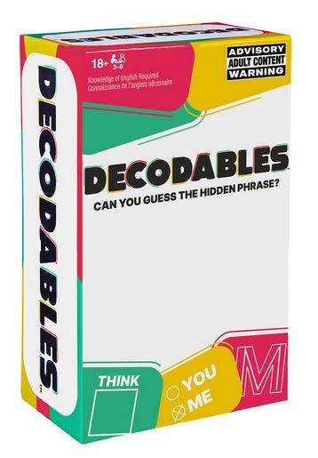 Decodables Card Game Ages:18 Years + ****