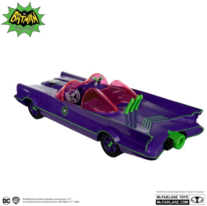 Batman Batmobile & The Joker Classic Tv Series Mcfarlane 