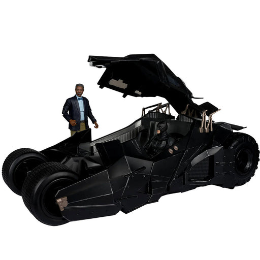 Dc 7 Inch The Dark Knight Tumbler With Lucius Fox Figure