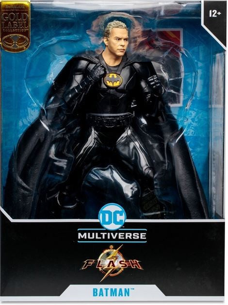Dc The Flash Movie 12" Batman Michael Keaton Unmasked Figure