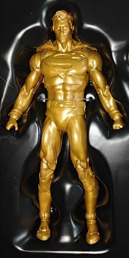 Dc Superman Gold Label Centennial Park Tribute Statue Limited Edition