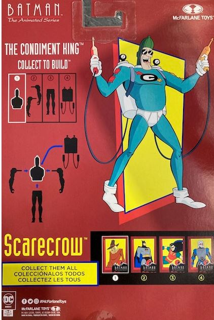 Dc Scarecrow Yellow Face Animated Series Build A Figure