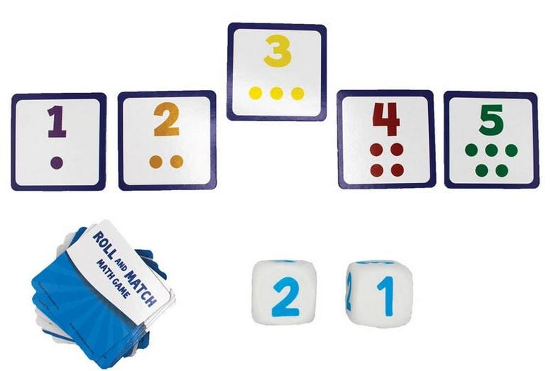 Roll And Match Math Game By Scholastic