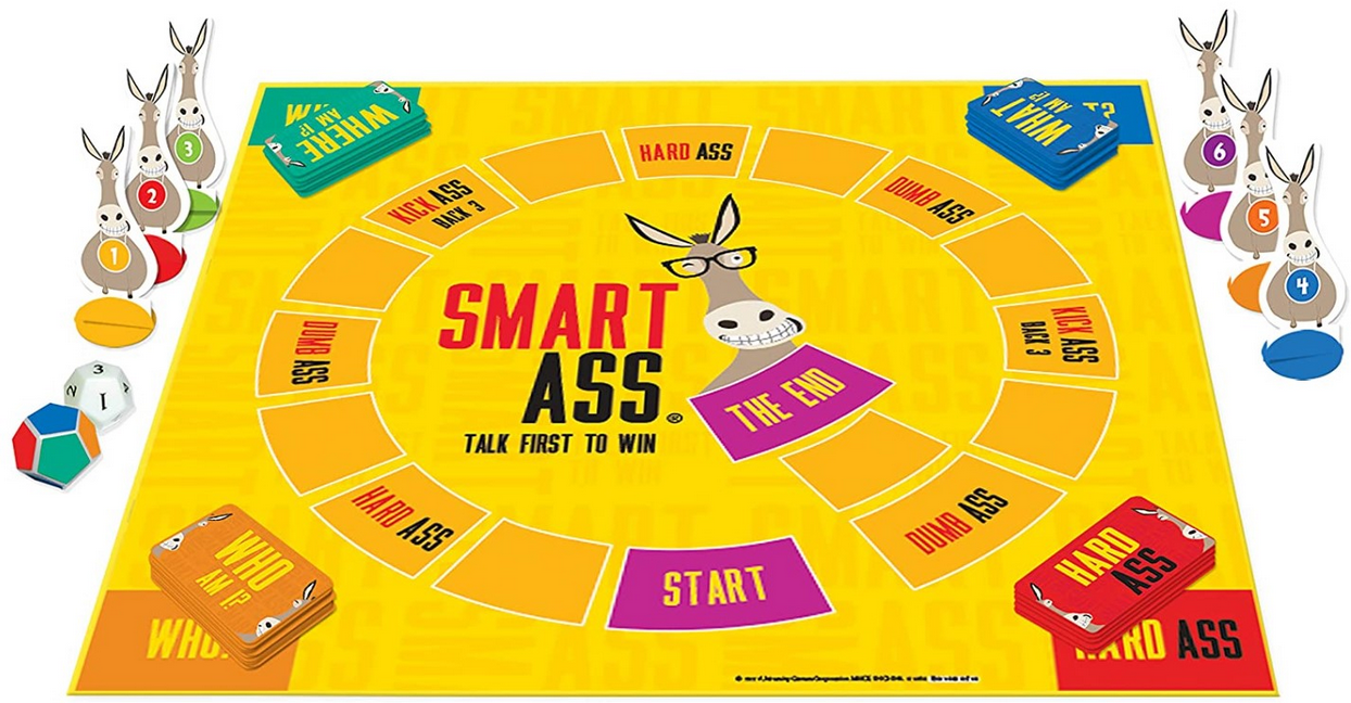Smart Ass Board Game For Ages:12+