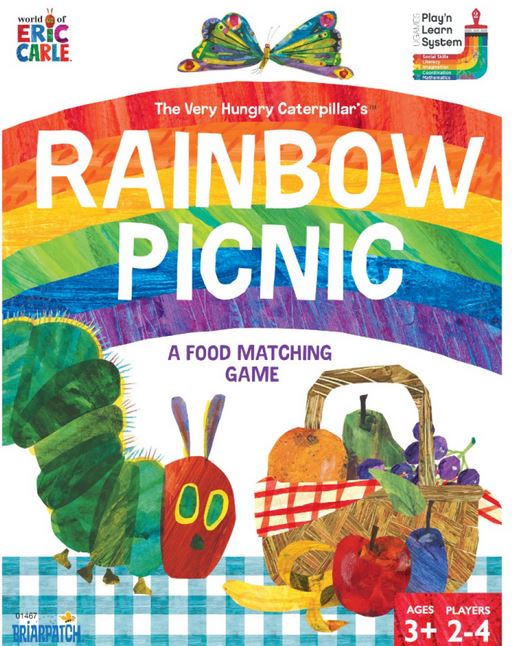 The Hungry Caterpillar Rainbow Picnic Food Matching Game