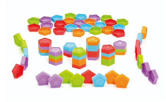Stakz Strategic Tile Stacking Game Ages:6 Years+