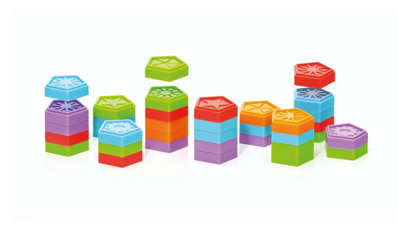 Stakz Strategic Tile Stacking Game Ages:6 Years+