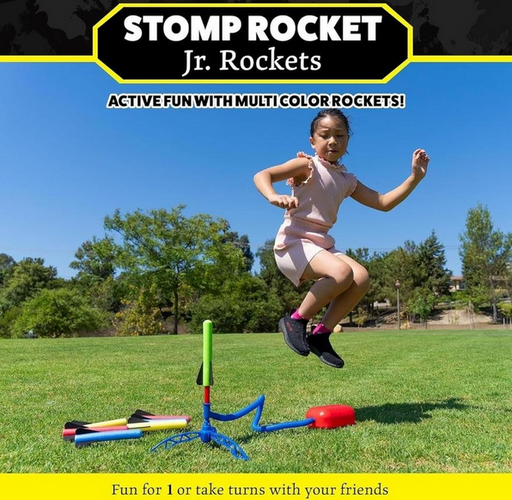 Stomp Rocket Jnr Multi Colour 6 Rocket Set