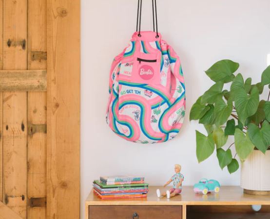 Barbie Malibu Play Storage Pouch With Drawstring