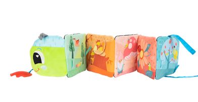 Lamaze Colorful Journey Caterpillar Cloth Sensory Book