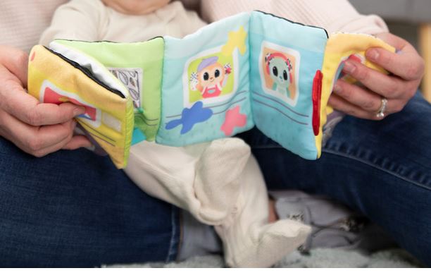 Lamaze Accordion Bus Soft Sensory Cloth Book