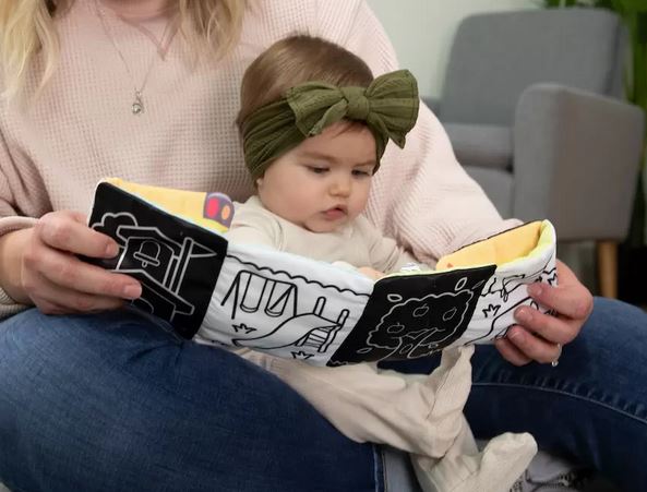 Lamaze Accordion Bus Soft Sensory Cloth Book